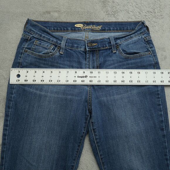 Old Navy Jeans Women's Size 10P Blue Mid-Rise The Sweetheart Bootcut 30" Inseam - Picture 7 of 16